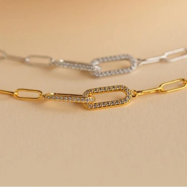 Copper Inlaid Zircon Infinite Symbol Bracelet For Women - Zambeel