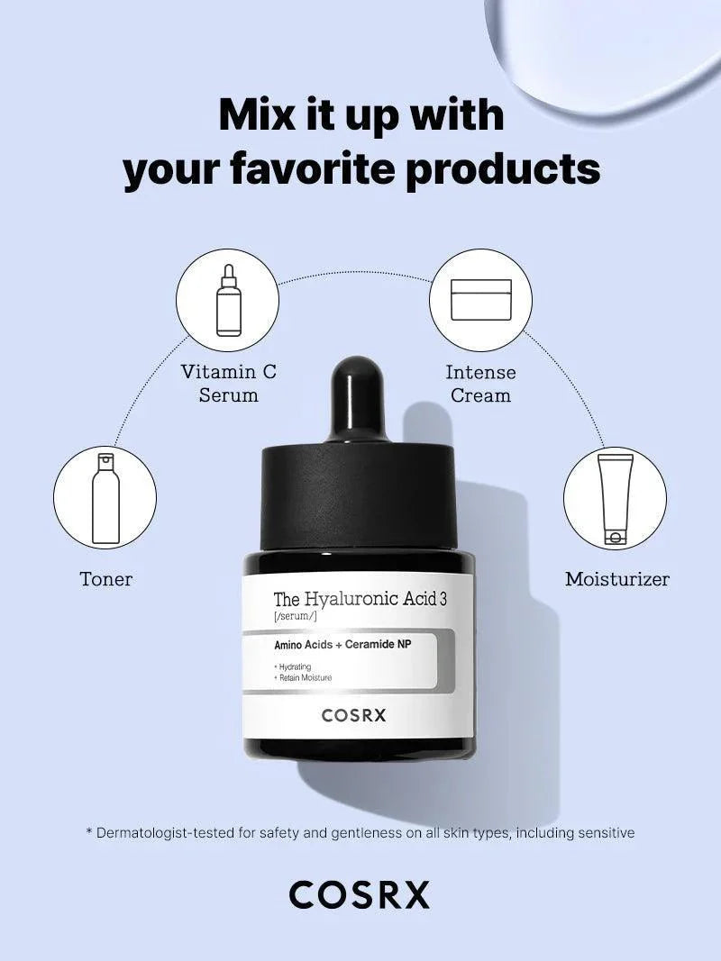 COSRX - The Hyaluronic Acid 3 Serum (Original) - Zambeel
