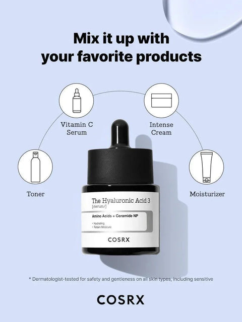 COSRX - The Hyaluronic Acid 3 Serum (Original) - Zambeel