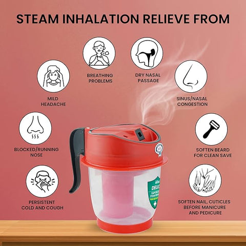 Crescent - Delux Vaporizer Steam Inhaler - Zambeel