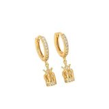 Crown Earrings Women's Simple Special - interest Design - Zambeel