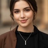 Custom Bar Necklace Arabic - Zambeel