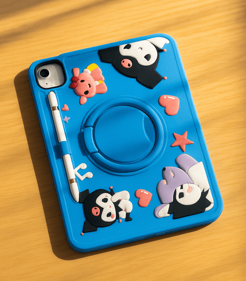 Cute Cartoon iPad Protective Case with Stand - Zambeel