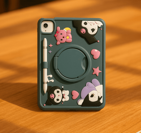 Cute Cartoon iPad Protective Case with Stand - Zambeel