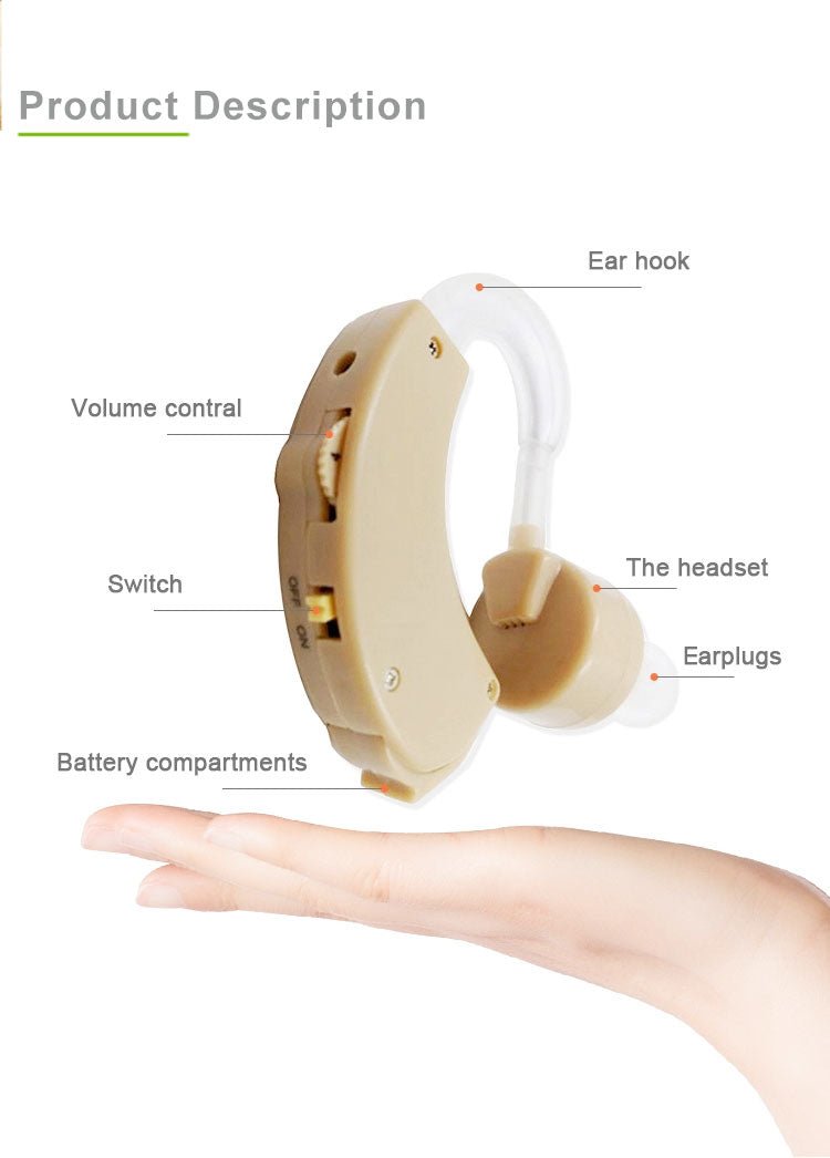 Cyber Sonic Hearing Aid Device - Zambeel