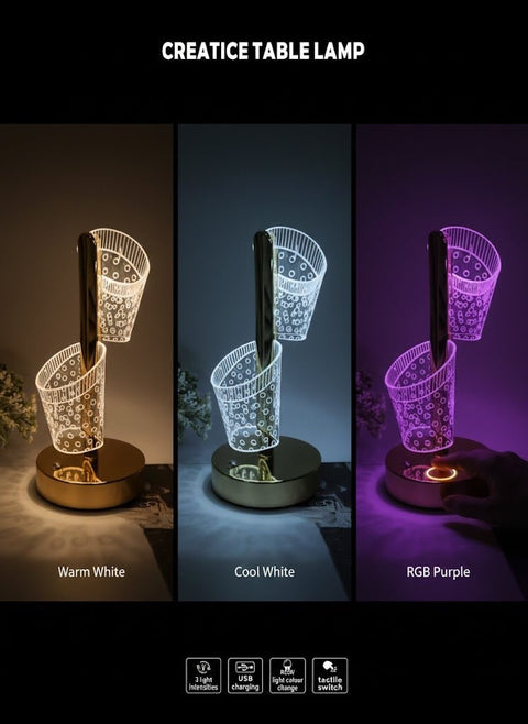 Decorative Leaf LED Table Lamp - Zambeel