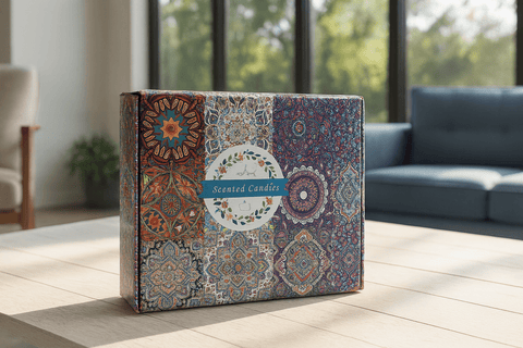 Decorative Scented Tin Candle Gift Set - Zambeel