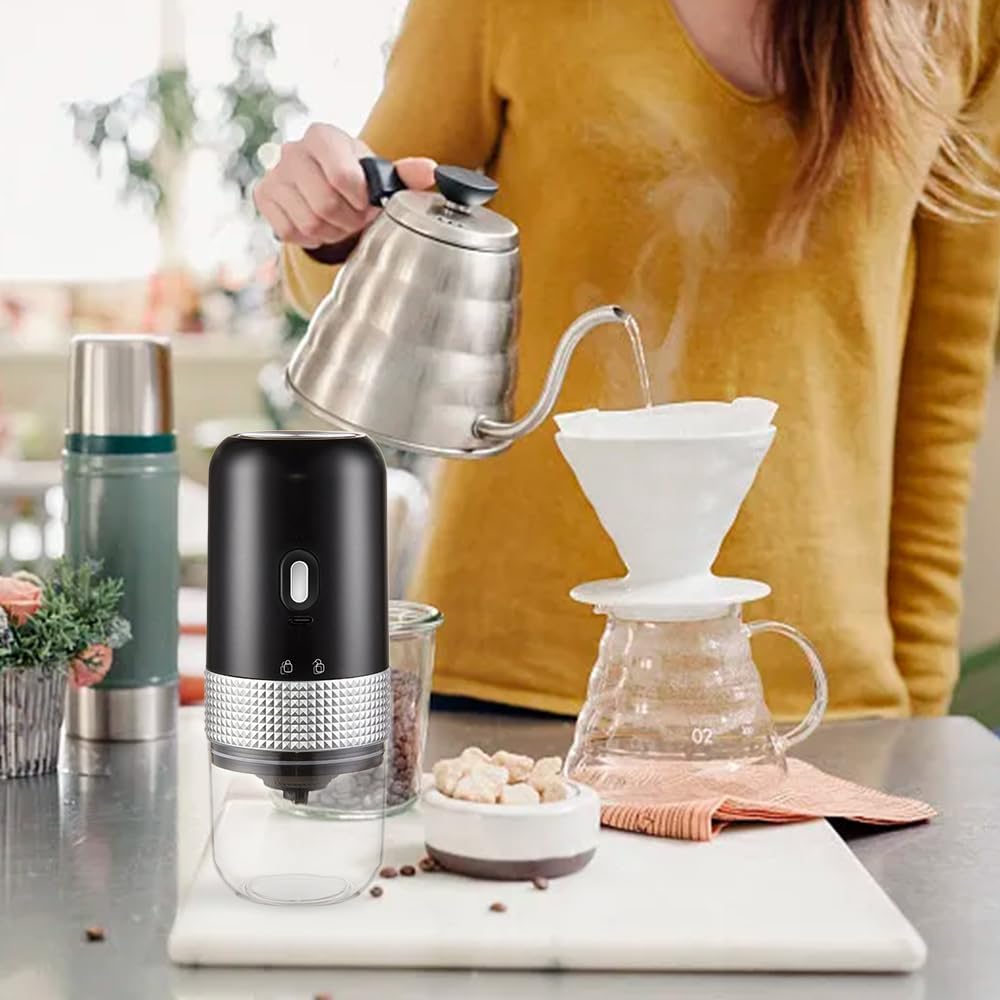Denx - Portable Electric Coffee Grinder - Zambeel