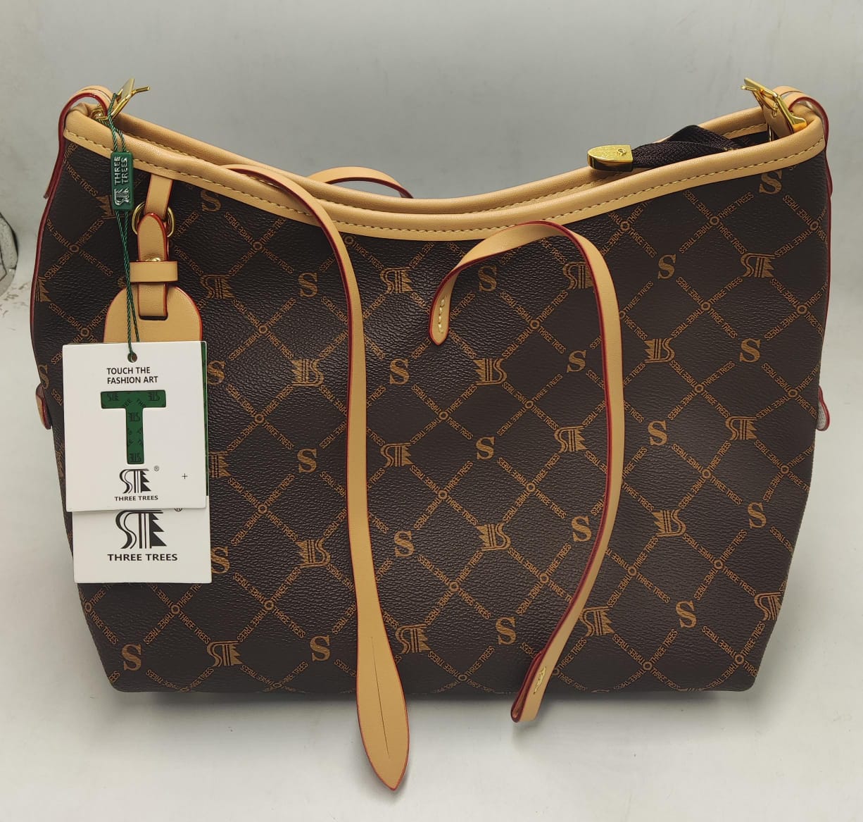 Designer - Inspired Monogram Tote - Zambeel