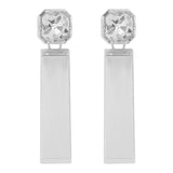 Diamond Rectangular Earrings - Zambeel