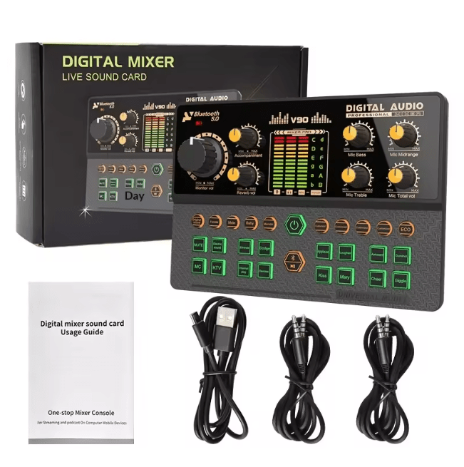 Digital Mixer Live Sound Card - Zambeel