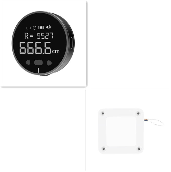 Distance Measuring Instrument Electronic Measuring Ruler Tape Measure High Definition Digital LCD High Precision Electronic Measuring Ruler Tool - Zambeel