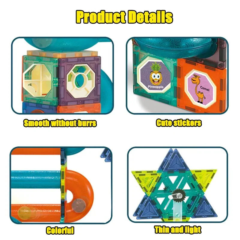 DIY Magnetic Pipe Maze Building Set - Zambeel