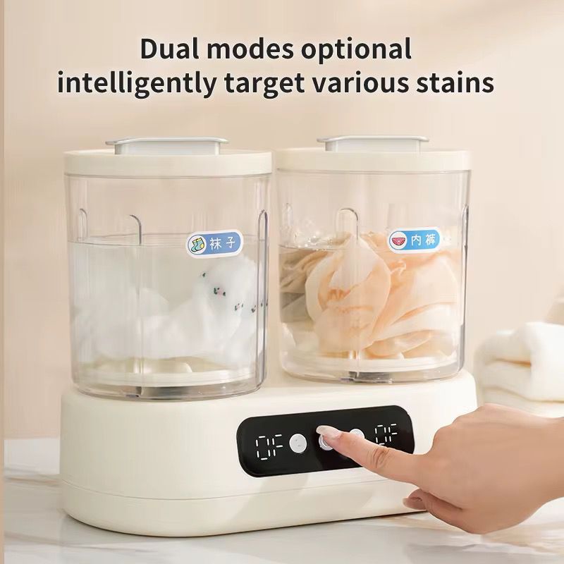 Double - Bucket Mini Washing Machine - Zambeel
