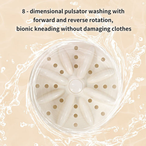 Double - Bucket Mini Washing Machine - Zambeel