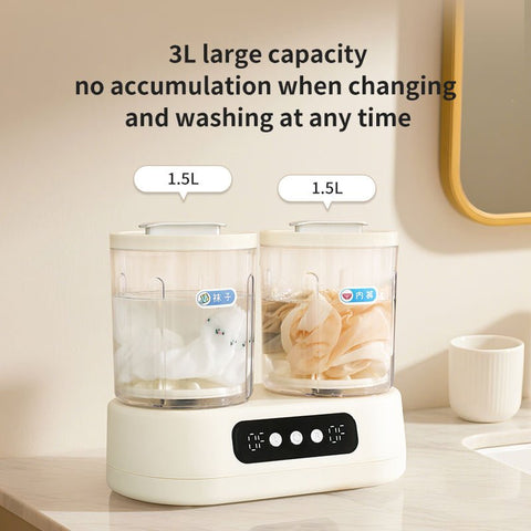 Double - Bucket Mini Washing Machine - Zambeel