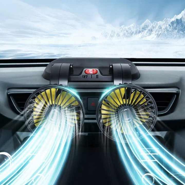 Double Headed Vehicle Fan (CIC922) - Zambeel