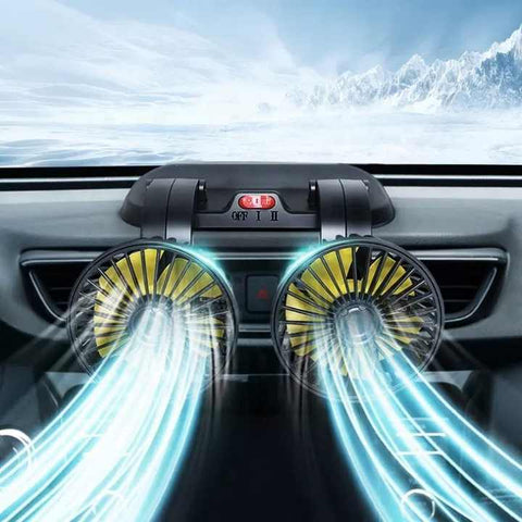 Double Headed Vehicle Fan (CIC922) - Zambeel