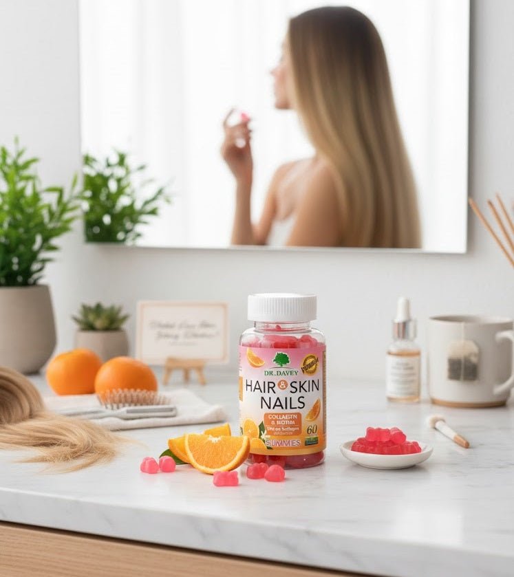 Dr. Davey - Hair & Skin Nails Collagen & Biotin Gummies - Zambeel