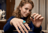 Druzy Crystal Statement Ring - Zambeel