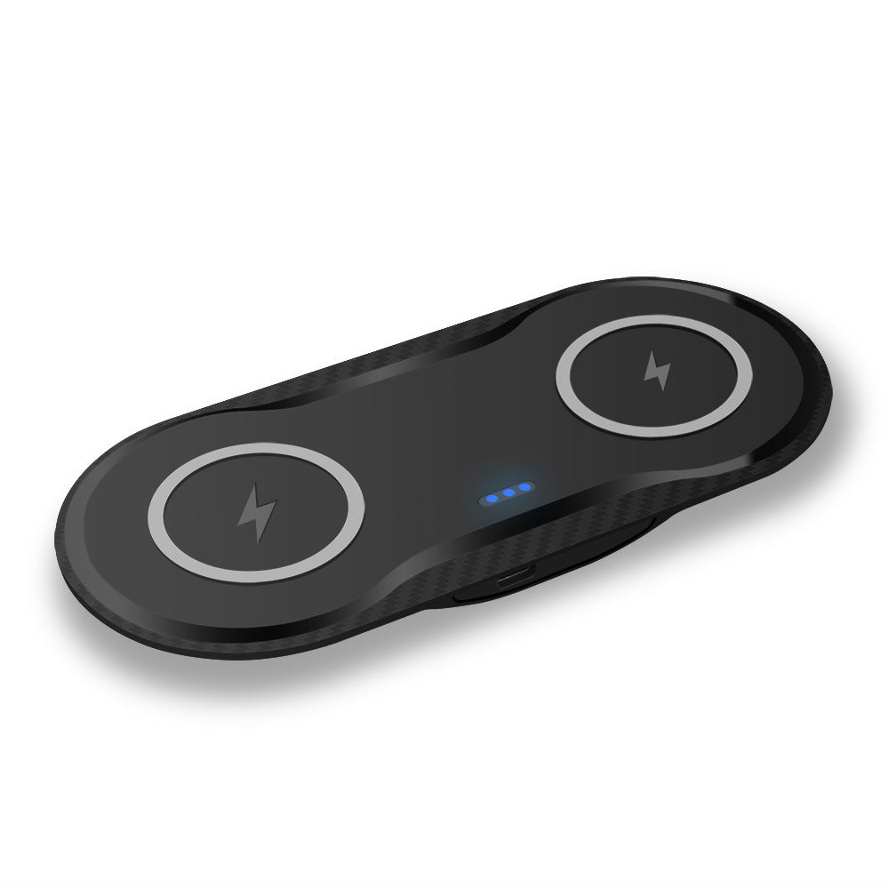 Dual 15W 2 - In - 1 Wireless Charger - Zambeel