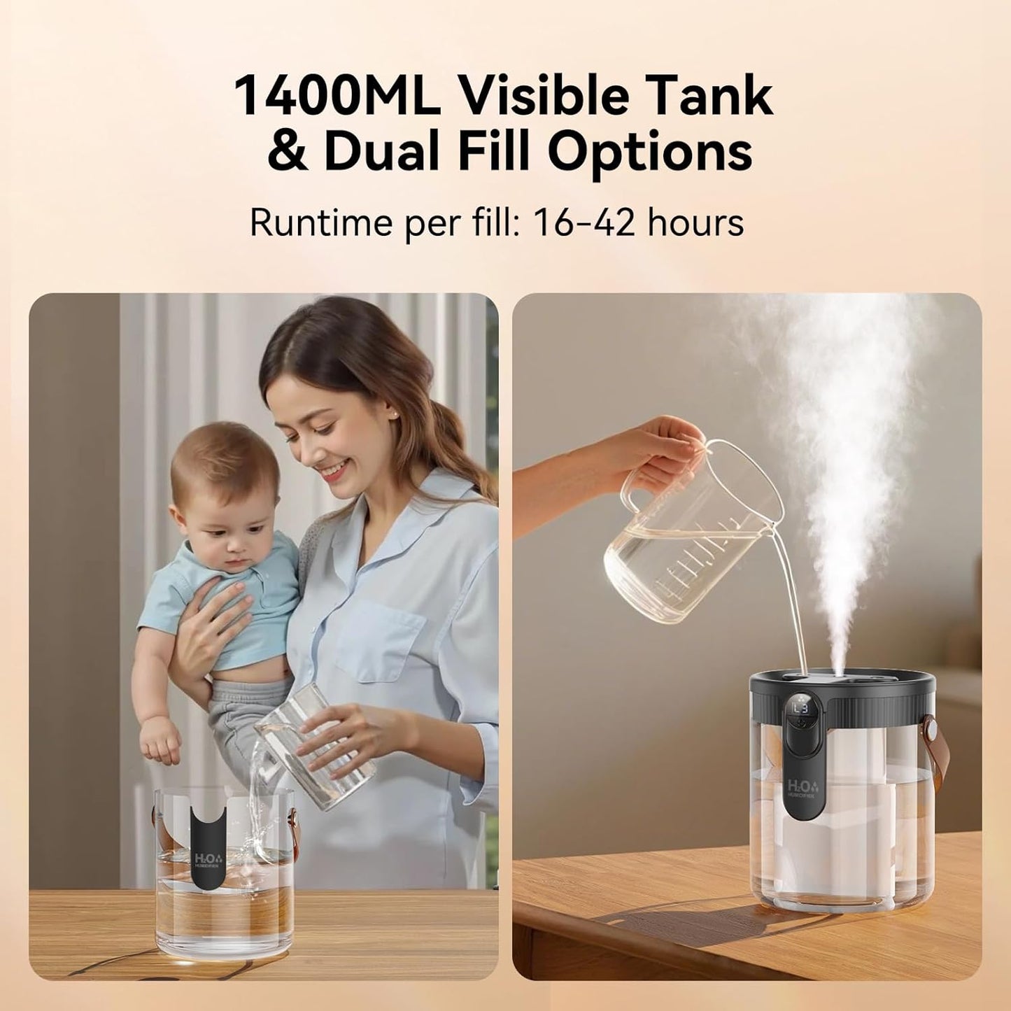 Dual - Spray Portable Humidifier - Zambeel