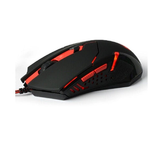 Eating Chicken Luminous Gaming Game USB Wired Mouse - Zambeel
