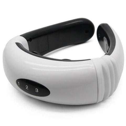 Electric neck massager with far infrared thermal pain relief tool for health care, for health care intelligent neck and back massager - Zambeel