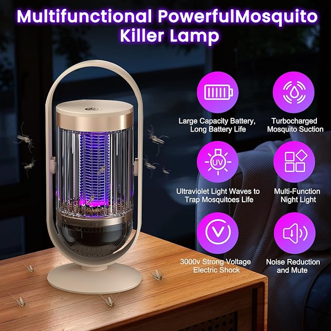 Electric Shock Mosquito Killing Lamp - Zambeel