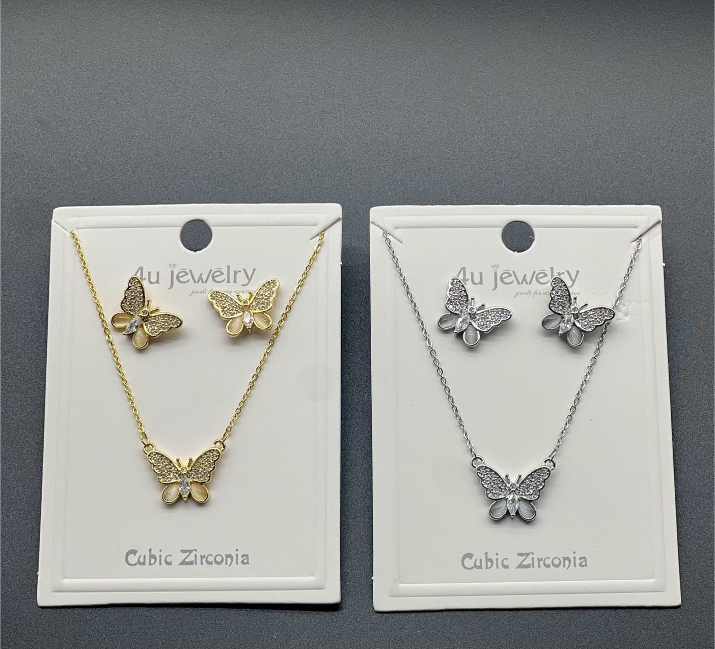 Elegant Butterfly Sparkle Set - Zambeel