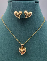 Elegant Gold - Toned Necklace & Earring Sets - Zambeel