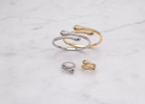 Emerald - Eye Snake Bangle & Ring Set - Zambeel