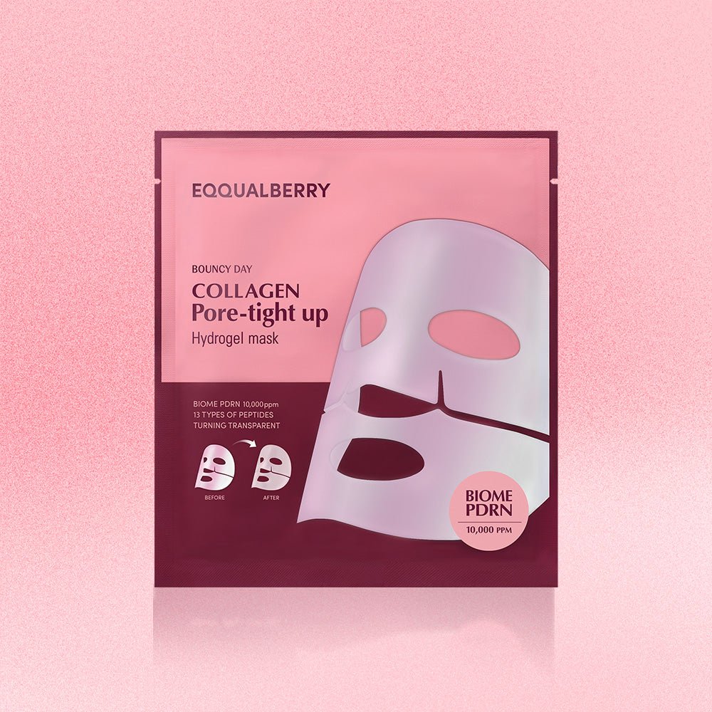 Eqqual Berry - Bouncy Day Collagen Glow Up Hydrogel Mask - Zambeel