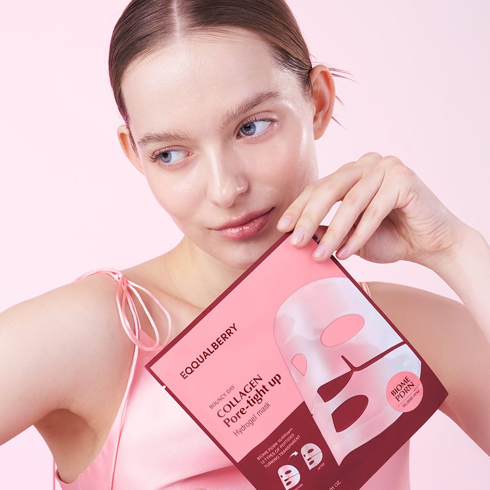 Eqqual Berry - Bouncy Day Collagen Glow Up Hydrogel Mask - Zambeel
