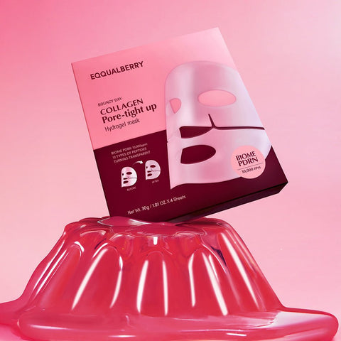 Eqqual Berry - Bouncy Day Collagen Glow Up Hydrogel Mask - Zambeel