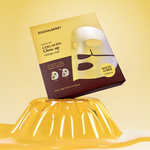 Eqqual Berry - Bouncy Day Collagen Glow Up Hydrogel Mask - Zambeel