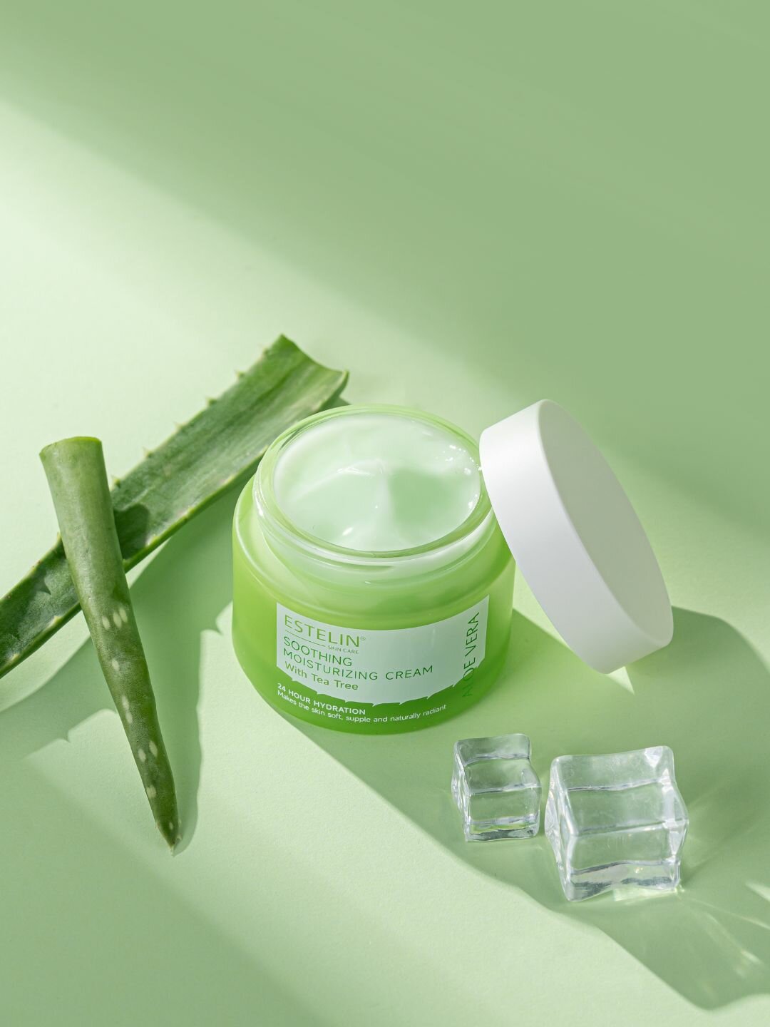 ESTELIN - Aloe Vera Soothing Moisturizing Cream with Tea Tree (Original) - Zambeel