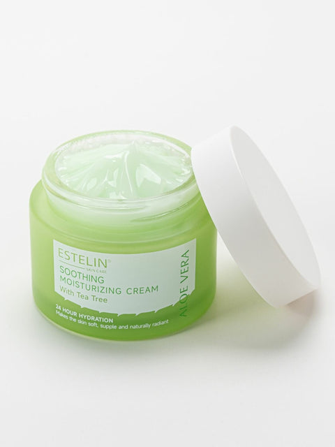 ESTELIN - Aloe Vera Soothing Moisturizing Cream with Tea Tree (Original) - Zambeel