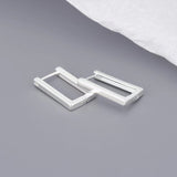 Europe And America Cross Border Hot Sale Geometry Rectangle Ear Clip Indifference Trend All - match Fashion Earrings Personalized Creative Ornament Female - Zambeel