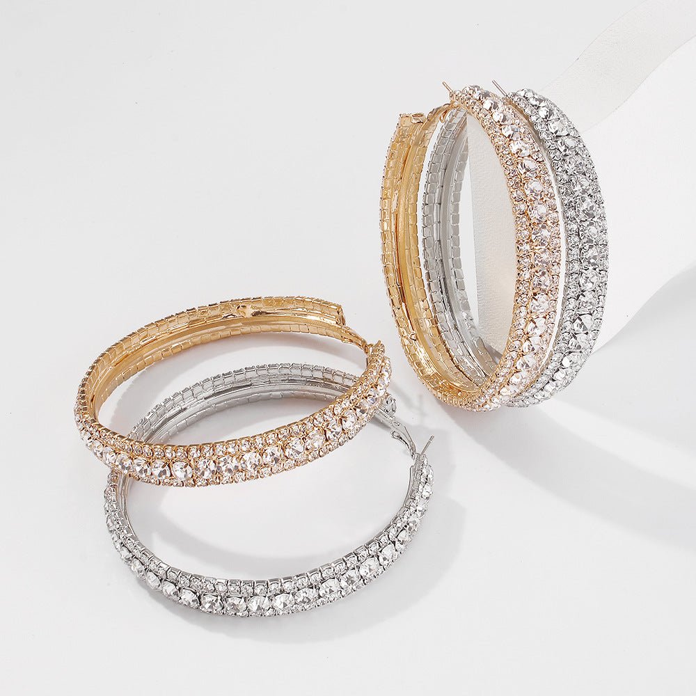 European And American Style Simple Big Ear Ring Women - Zambeel