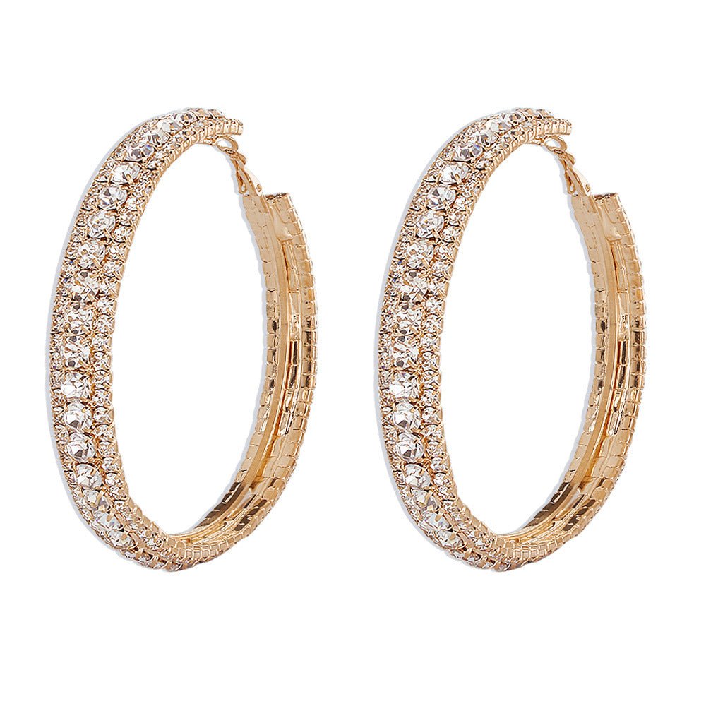European And American Style Simple Big Ear Ring Women - Zambeel