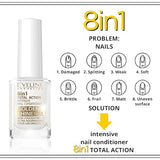 Eveline Cosmetics - 8 - in - 1 Nail Conditioner with Golden Particles (Original) - Zambeel