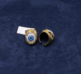 Evil Eye Crystal Statement Ring - Zambeel