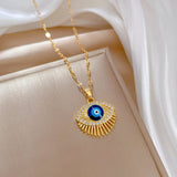 Eyelash Eye Light Luxury Wedding Necklace - Zambeel