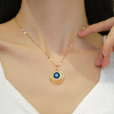 Eyelash Eye Light Luxury Wedding Necklace - Zambeel