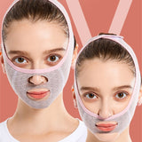 Face - lifting Artifact V - face Bandage Lifting Tightening Sagging, Face - lifting Double Chin Shaping, Beauty Face Carving Sleep Mask Sticker - Zambeel