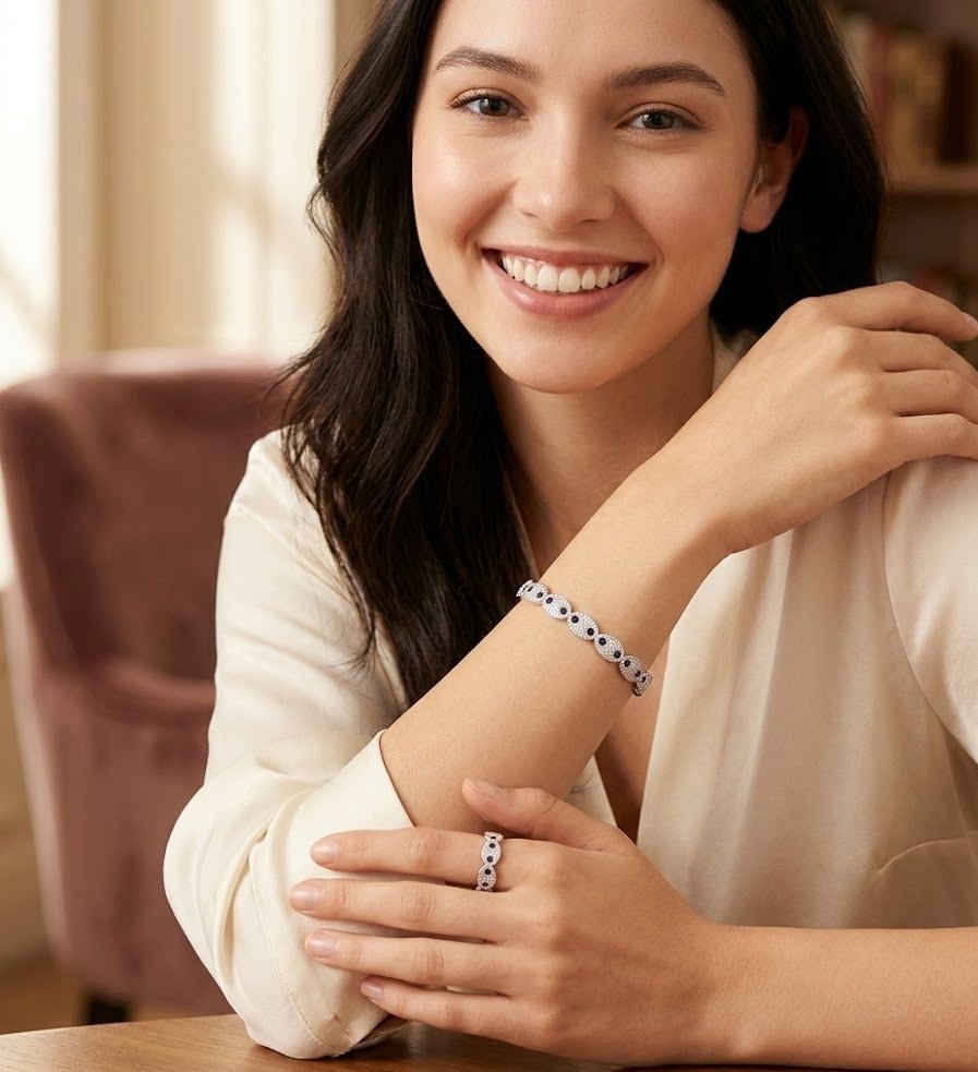 Fan Bloom Statement Kada Set - Zambeel