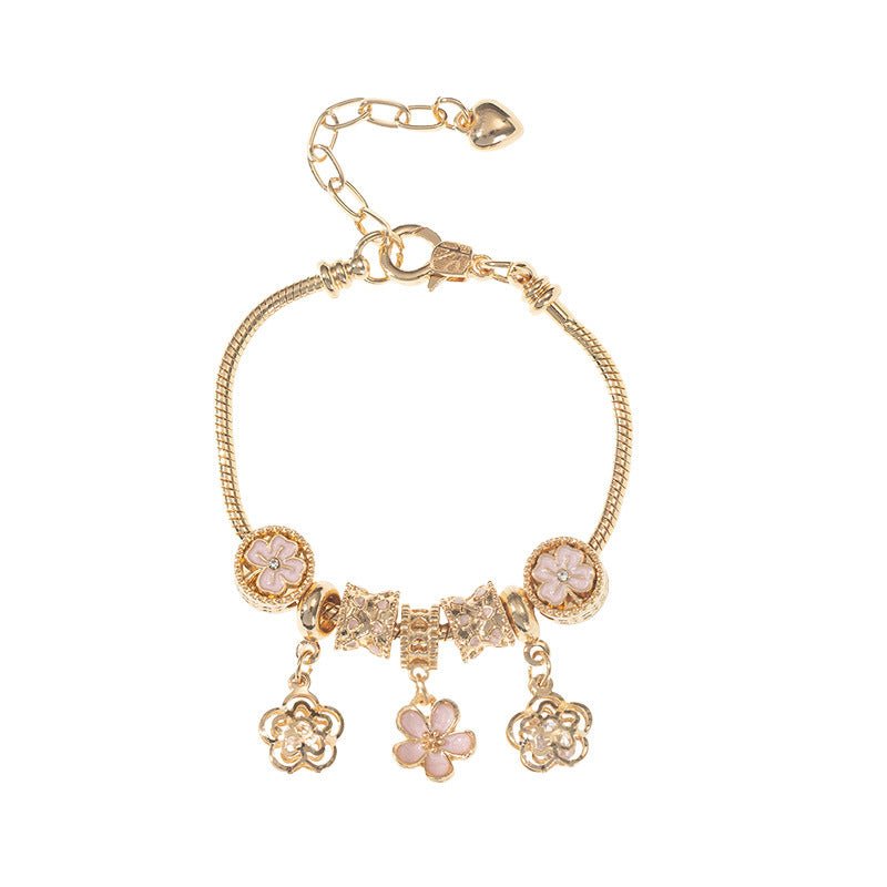 Fashion Bracelet Diy Floral Beads - Zambeel