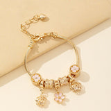 Fashion Bracelet Diy Floral Beads - Zambeel