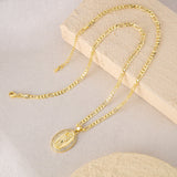 Fashion Copper Necklace Female Creative Virgin Mary - Zambeel